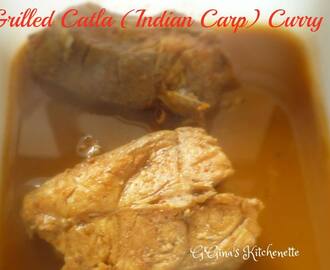 Spiced Grilled Catla (Indian Carp) Fish Curry