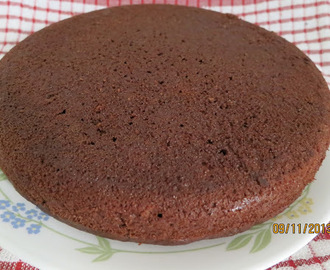 Eggless Chocolate Cake Using Milk powder