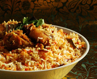 Chicken Dum Biryani - Hyderabadi Style & Winner Announcement