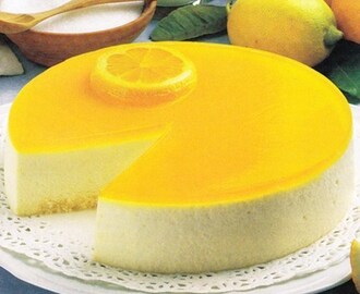 Tarta de queso y limón