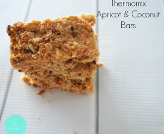 Thermomix Apricot and Coconut Bars