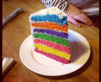 Alicia's Rainbow Birthday Cake