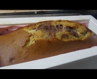 cake marbré/كيك ماربري نتاع  10ملاعق مصنوع ب 02 بيض
