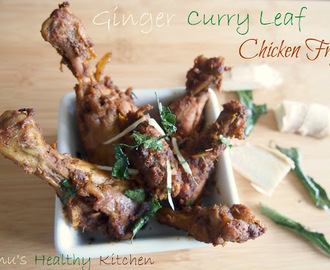 Ginger Curry Leaf Chicken Fry