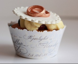 Cupcakes til Bryllup – eller Diamantbryllup! ♥