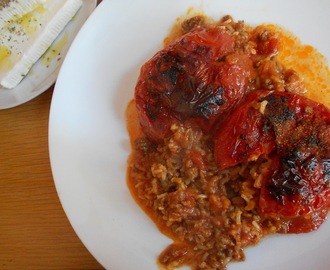 Grieks recept: Domates Gemistes (gevulde tomaten)