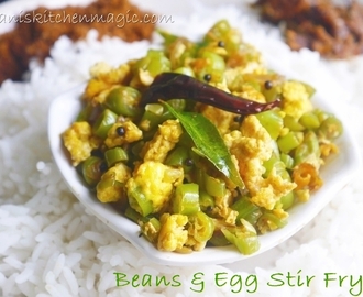 Beans Egg Stir Fry Kerala (India) Style/ Beans Egg Thoran without Coconut