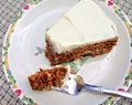 Skinny Gluten Free Low Glycemic Carrot Cake, grain free