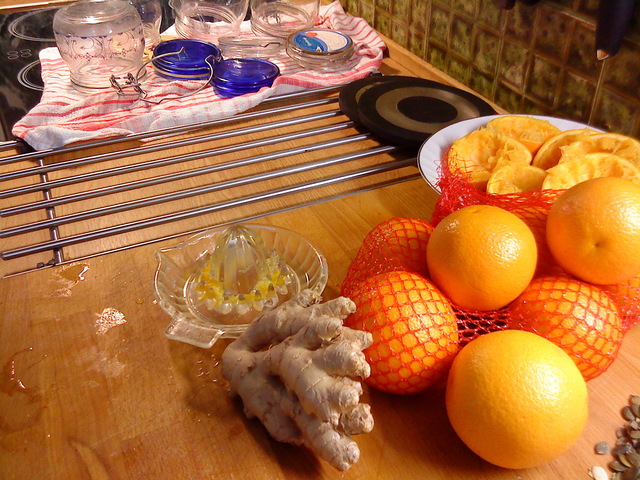 Appelsinmarmelade med ingefær