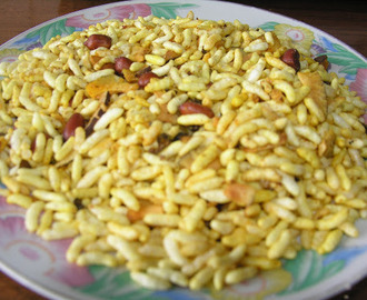 Chatar Patar ( Murmure ki namkin,Salted Puffed rice. A delicious low calorie snack)