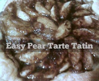 Easy Pear Tarte Tatin