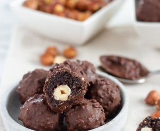 Healthy Homemade Ferrero Rocher Balls (Vegan & Refined Sugar-free)