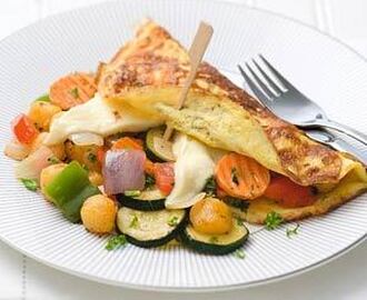 Omelet met Franse groenten & kaas