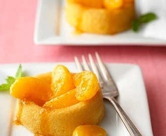 Pudding de mandarinas humedo y facil