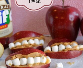 Healthy Kids Snack: Smiling Apple Teeth