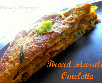 Bread Masala Omelette - Fast Food Style Bread Omelette
