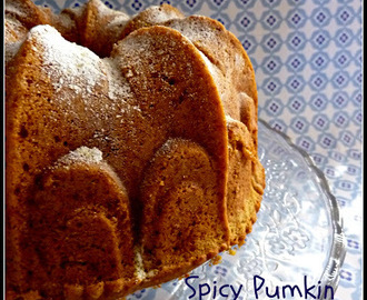 Spicy Pumkin Bundt Cake: el sabor del otoño!