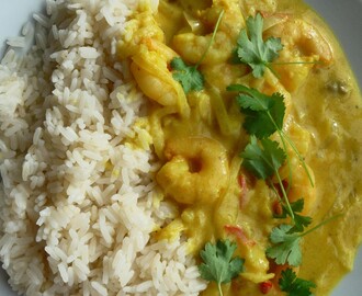 Keralan King prawn curry