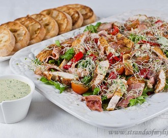 Crispy Polenta Chicken Caesar Salad – Jamie Oliver’s 15 Minute Meals