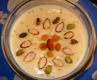 Sabudana kheer | sago Saggubiyyam payasam | navratri fast recipe|tapioca milk pudding