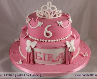 Rosa prinsesse kake