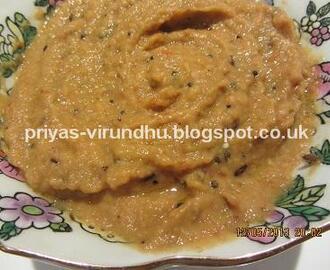 Zucchini /Courgette Chutney [South Indian Style -Side dish for Idlis & Dosas]