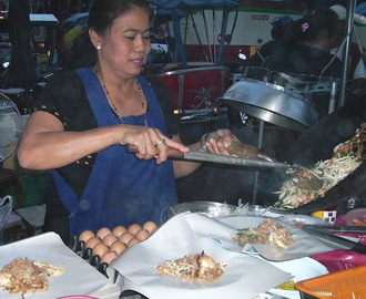 Pad Thai met garnalen