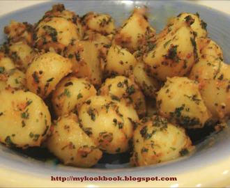 Baby Potatoes Puriyal - Baby Potatoes Stir Fried