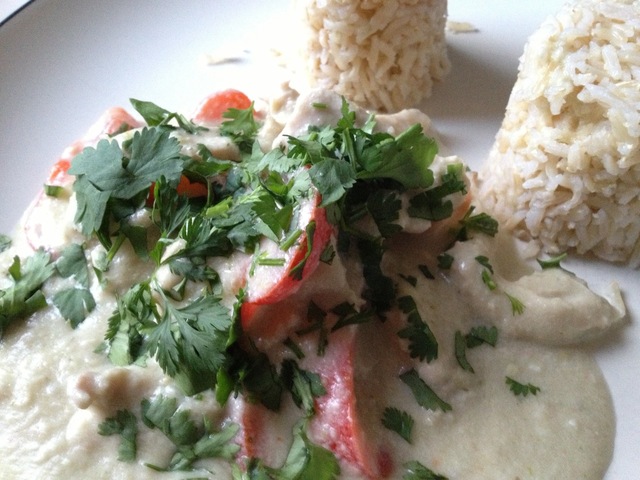 Quick Thai green chicken curry recipe / Receta rápida de pollo al curry verde tailandés (Thermomix)