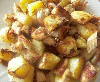 Rosmarin kyllinge- og kartoffelret / Rosemary Chicken and Potato Dish