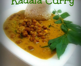 Kadala Curry..........Kerala Style.(Black Chana Dal Curry)