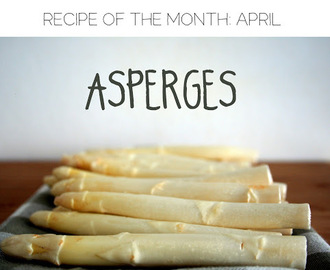 Recept van de maand april: asperges met ham, ei en botersaus