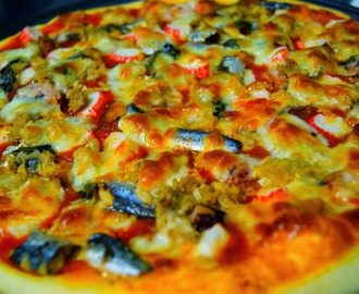 Pizza de Pescado y Marisco