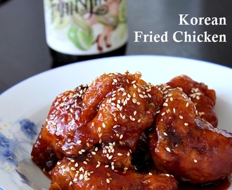 Best Ever Korean Fried Chicken (with sweet and sticky spicy sauce)