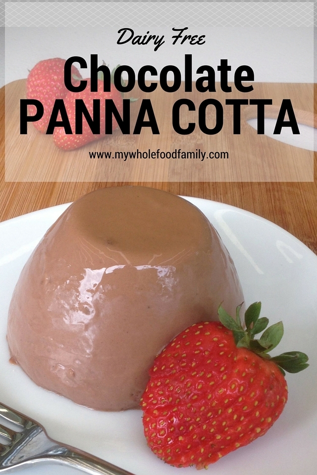 Dairy Free Chocolate Panna Cotta