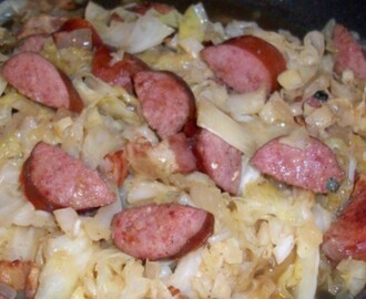 Friday Night Fried Cabbage And Sausage Skillet