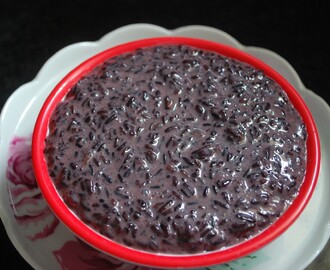 Black Sticky Rice Pudding - Rongmei Naga Style - Taste and Memories of Home