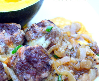 Low Carb – French onion meatball casserole