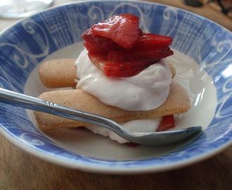 Easy Pudding! Strawberry and Orange 'Tiramisu'