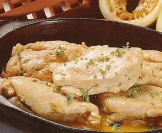 Escalopes de Pollo en salsa de Maracuyá
