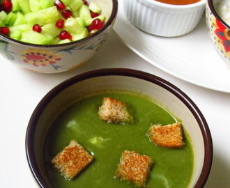 Spinach Soup | Palak Soup : Healthy Soup Recipes