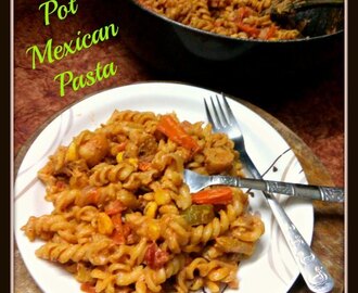 One Pot Creamy Mexican Pasta with Sausages