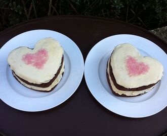 Valentine's Heart Cakes