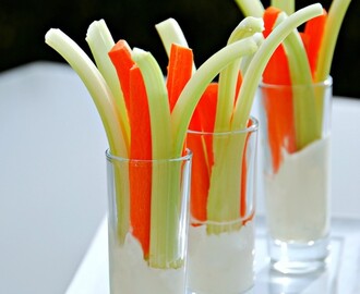 Spring Vegetable Shot Appetizer!
