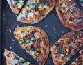 Flat bread Pizza | NAAN PIZZA with PANEER TIKKA