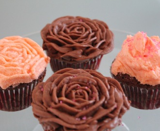 Rose Muffins - Valentines muffins