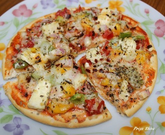 Veg Pizza / Easy Pizza dough recipe / Pizza Base Recipe