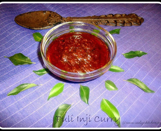Puli Inji Curry / Inji Puli Recipe / Tamarind Ginger Curry /Sweet & Sour Ginger Pickle (Kerala Style )