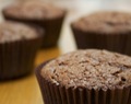 Cupcakes de chocolate para microondas (rinde para 20 cupcakes)