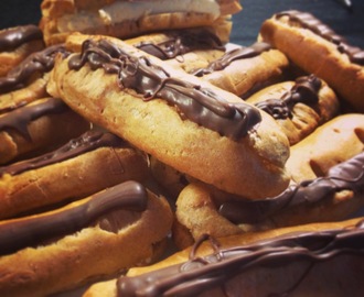 Chocolate Eclairs : GBBO Technical Challenge